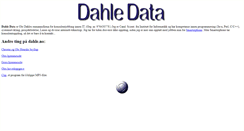 Desktop Screenshot of dahle.no