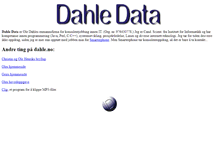 Tablet Screenshot of dahle.no